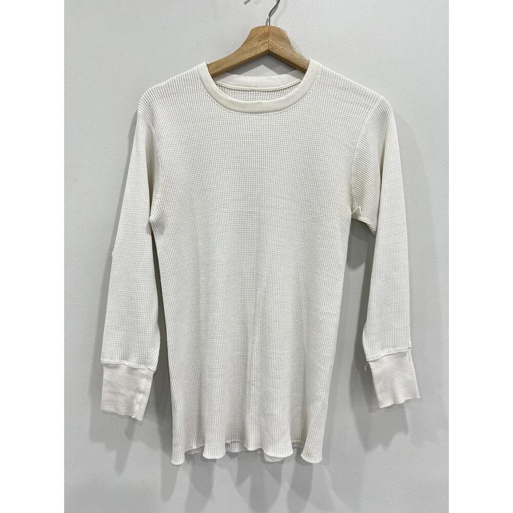 Vintage Thermal Longsleeve Shirt off white